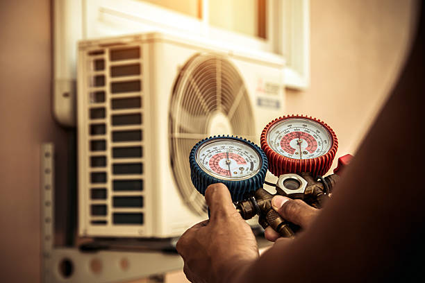 Professional Ac Installation technician working in Monroe, NY